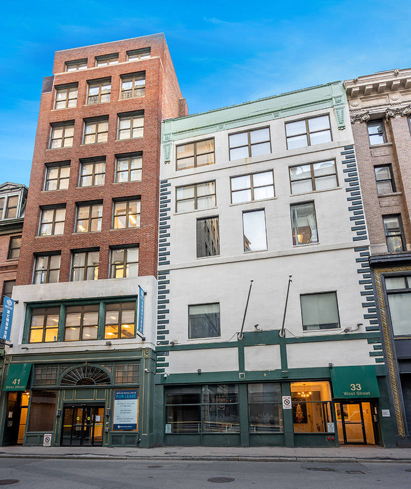 波士顿房地产顾问公司出售了位于西街33-41号的房产：《新英格兰地区房地产日报》